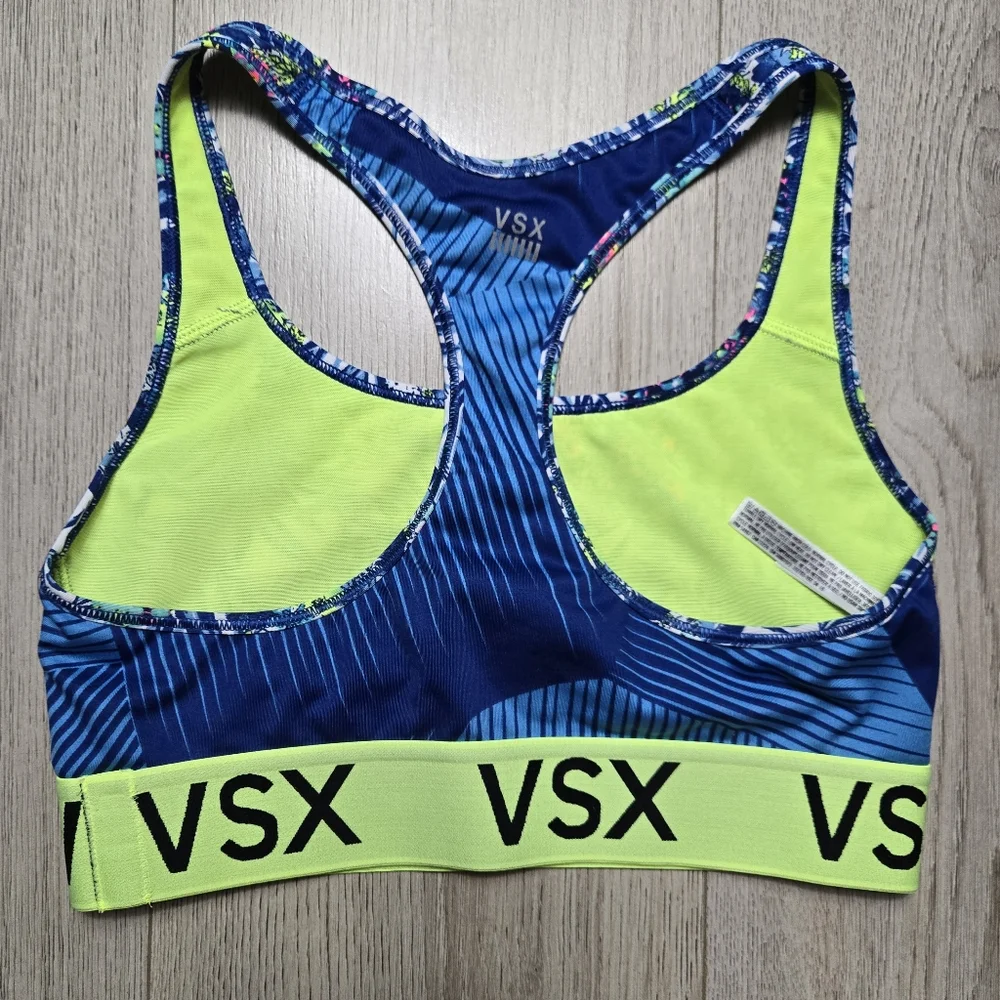 Victoria's Secret (VSX Sport) Women's Neon Sports Bra Size (S) NWOT - Picture 2 of 4